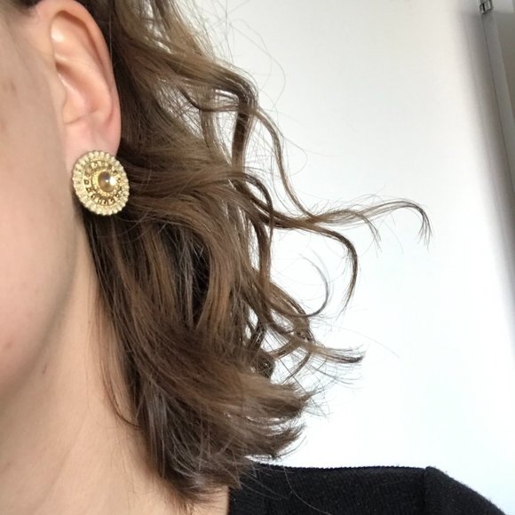 Pretty Cathedral Enamel Stud Earrings // Boho Chic - Picture 3 of 3